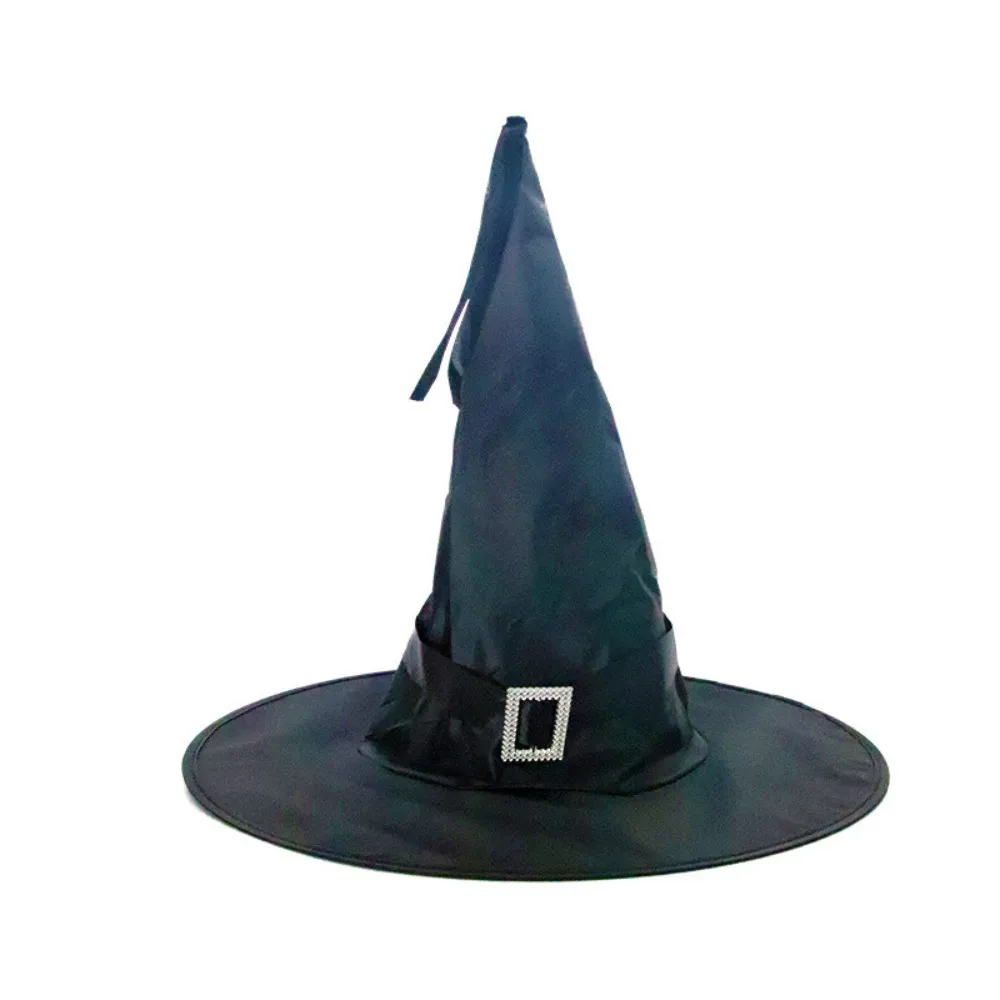 

ZLJQ LED Glowing Hat Child Adult Dress Up Halloween Party Decorations 37*34cm Witch Cap Christmas Party Prop Home Decor Supplies