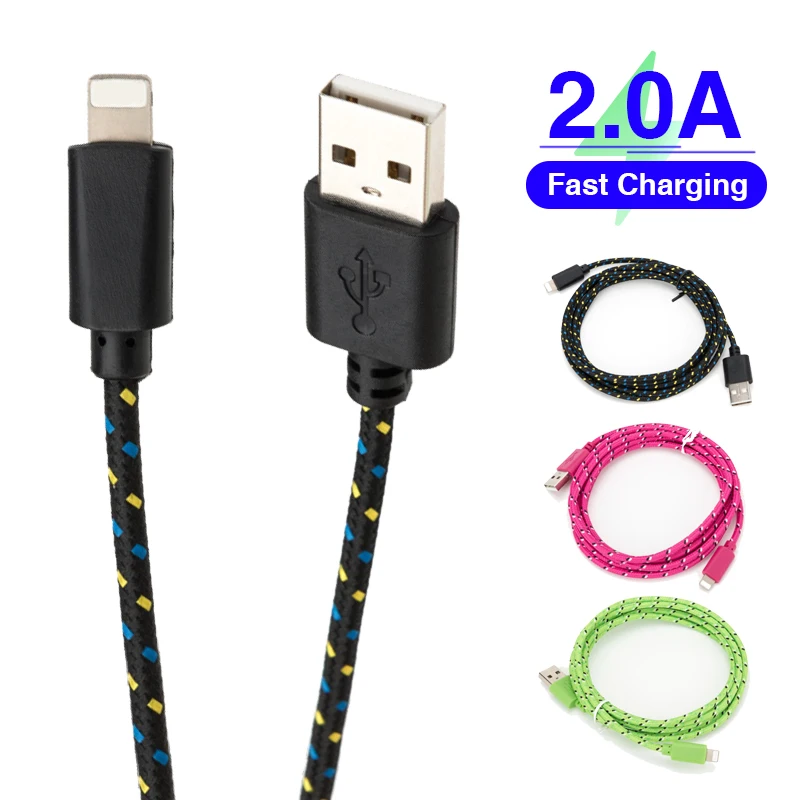 Usb кабель для iphone 11 pro max Xs Xr X SE 2 8 7 6 plus 6s 5s ipad air mini 4 кабели быстрой зарядки зарядное