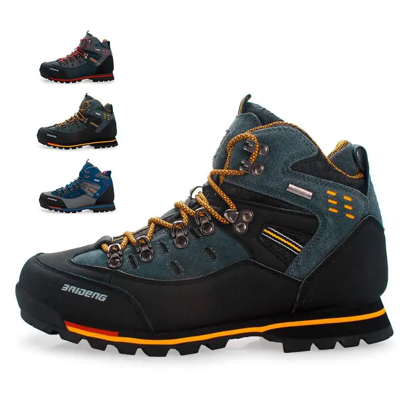 

Hiking Shoes Men Winter Mountain Climbing Trekking Boots Top Quality Outdoor Fashion Casual Snow Boots