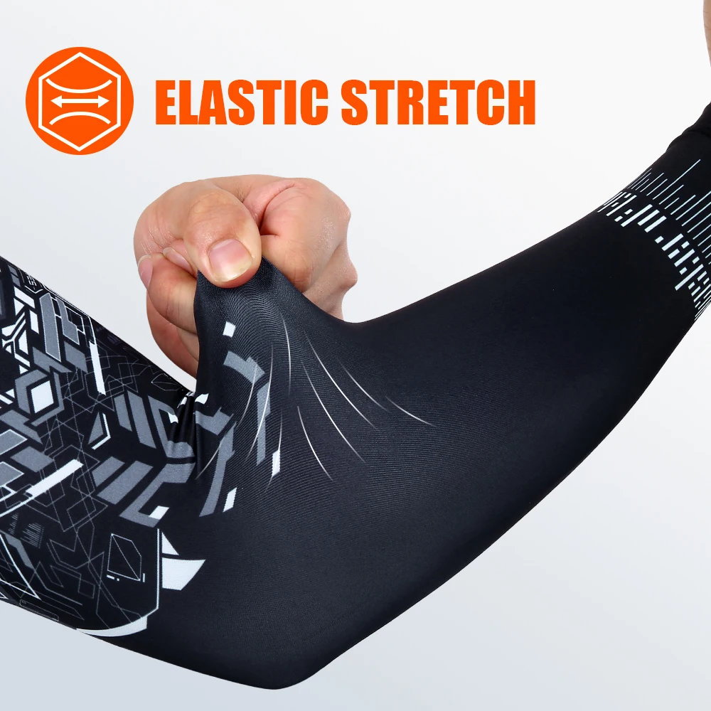 

Cool Arm Warmer Sleeves Guard Volleyball Armbands Basketball Compression Arm Cover Weight Sun Protection Cycling Cuffs Men Women