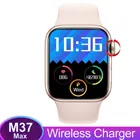 Смарт-часы IWO M37 Max для мужчин и женщин, умные часы серии 7 с 2 кнопками, диагональю 1,82 дюйма, с функцией измерения кровяного давления, 44 мм, PK W56 W37 DT100 Pro