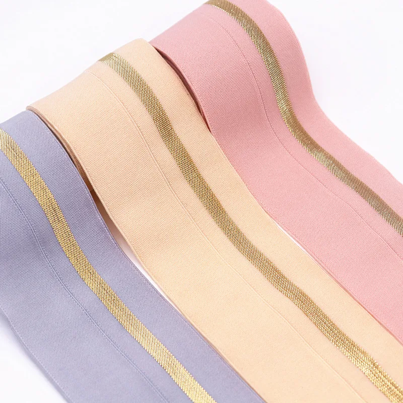 

Fold Over Rubber Elastic Band 4cm Spandex Rubber Bands 40mm for Trousers Dress Lace Trim Sewing Garment Accessory 1M