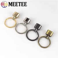 1030pcs 14mm o ring keychain metal hanger buckles for webbing cord end clasps key split rings diy hardware accessories