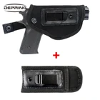 Тактический правая дезинфицирующее средство для рук дезинфицирующее средство для скрытого ношения Универсальный неопрена IWB внутри пояс пистолет кобура с подсумок для одного магазина держатель