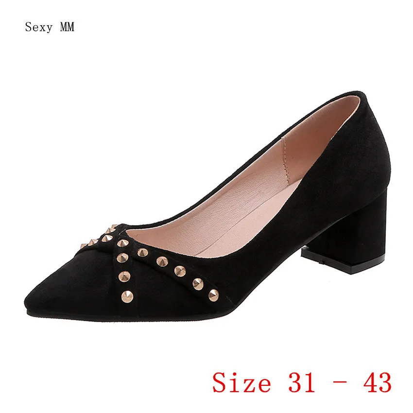 

Pumps Women Oxfords Career Shoes High Heels Woman High Heel Shoes Small Plus Size 31 32 33 - 40 41 42 43