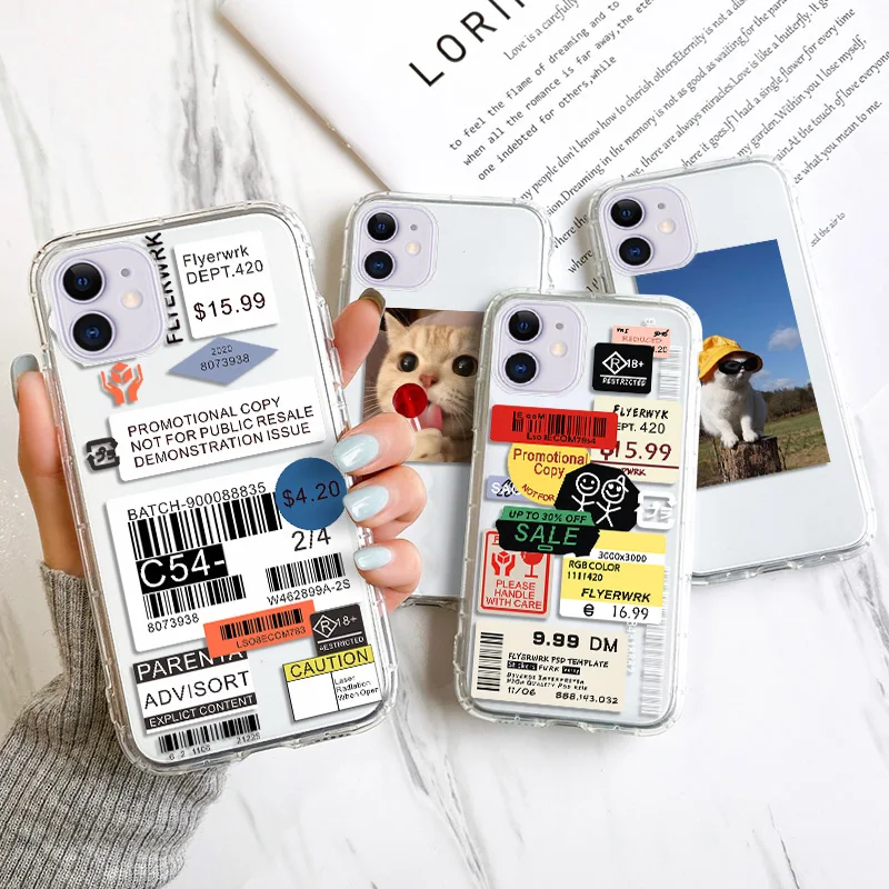 

Case for iPhone 13 Pro Case Shockproof Cover iPhone 11 13 Pro Max XR 7 8 Plus XS X SE 2020 12Mini Silicon Cute Cat Cartoon Capa