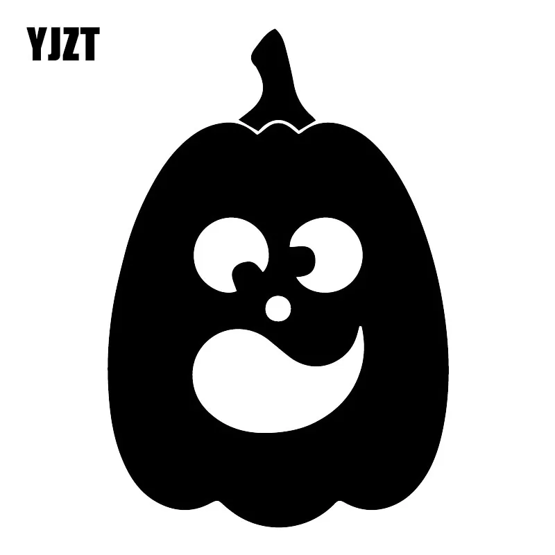 

YJZT 10.9X15.9CM Cute Pumpkin Vinyl Decals Creative Car Styling Decoration Stickers C25-1287
