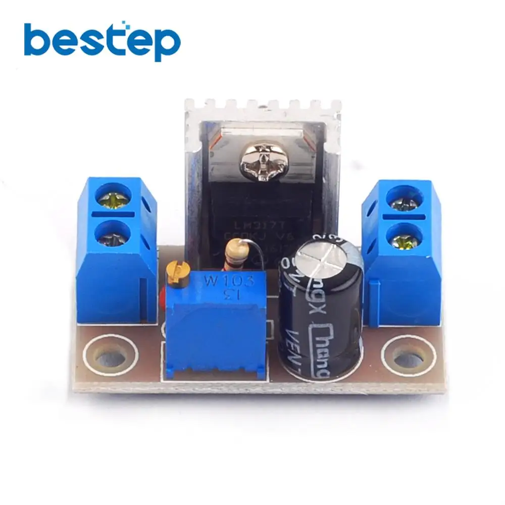 LM317 DC преобразователь понижающий модуль печатной платы линейный регулятор