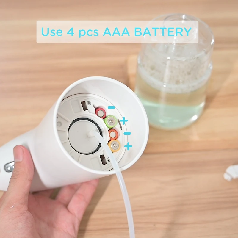 

Automatic Soap Dispenser, 450Ml Touchless Refillable Hands Free Foaming Soap Dispenser for Home Kitchen