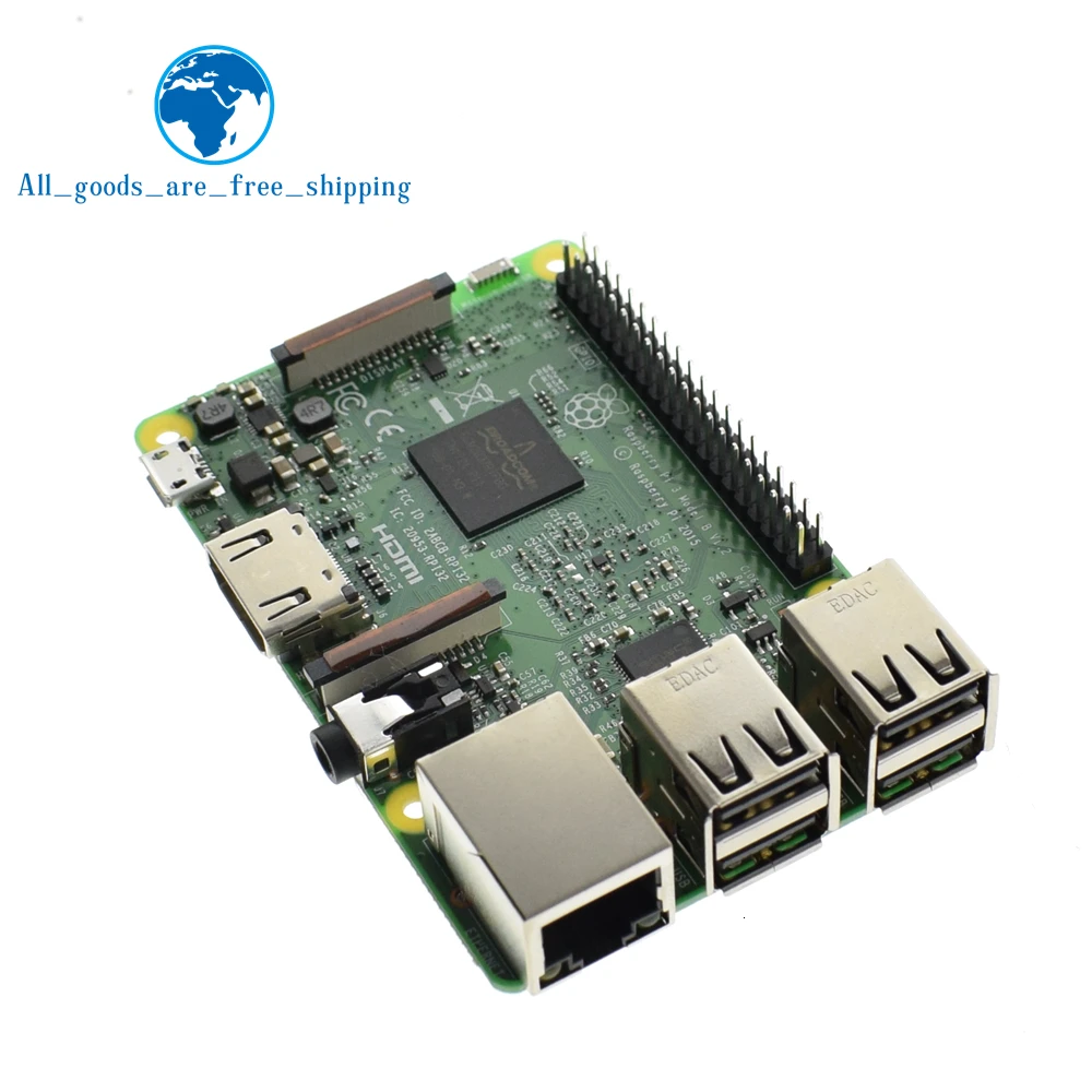 TZT Element 14 raspberry pi 3 Model b/raspberry pi/raspberry/pi3 b/pi 3/pi 3b с wifi и bluetooth