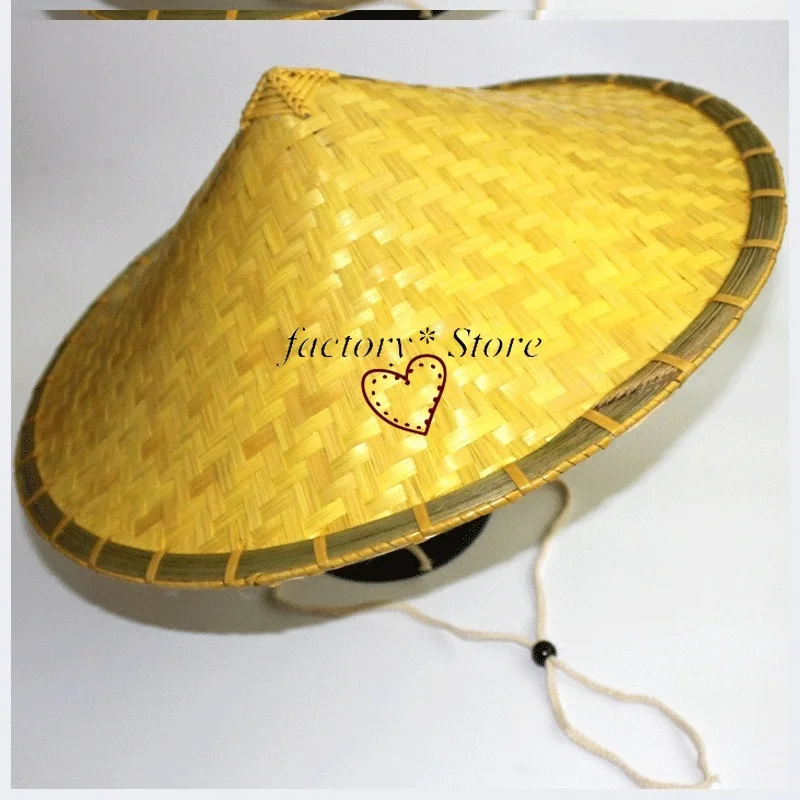 Бамбуковая соломенная шляпа для фермера декоративная выступлений рыболовная