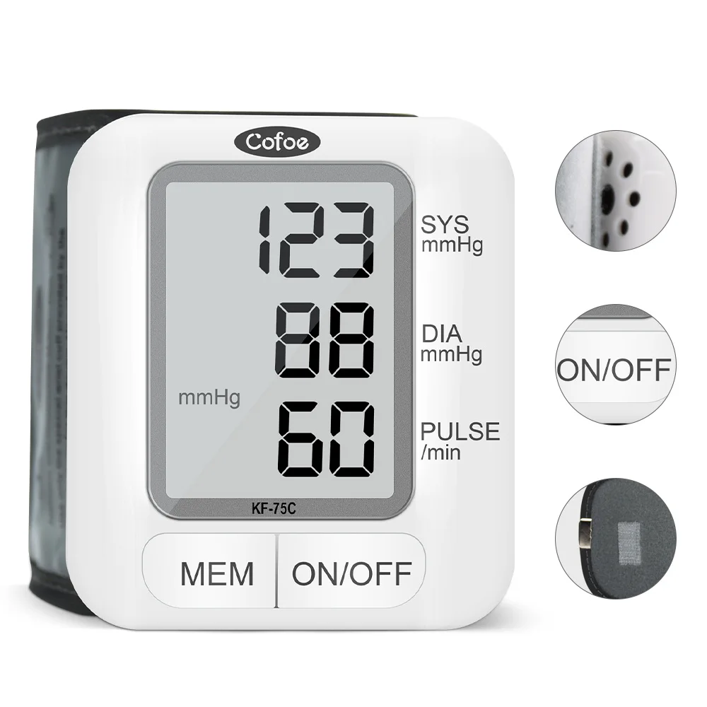 Cofoe наручные измеритель артериального давления цифровой автоматический