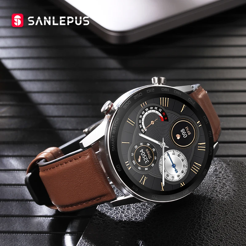 

2022 SANLEPUS Smart Watch Dial Call Smartwatch For Men IP68 Waterproof Watches Men's Wristwatch For Android iPhone