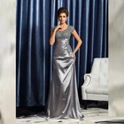 Кружевное платье для матери невесты, с аппликацией, V-образным вырезом, рукавами-крылышками и бисером