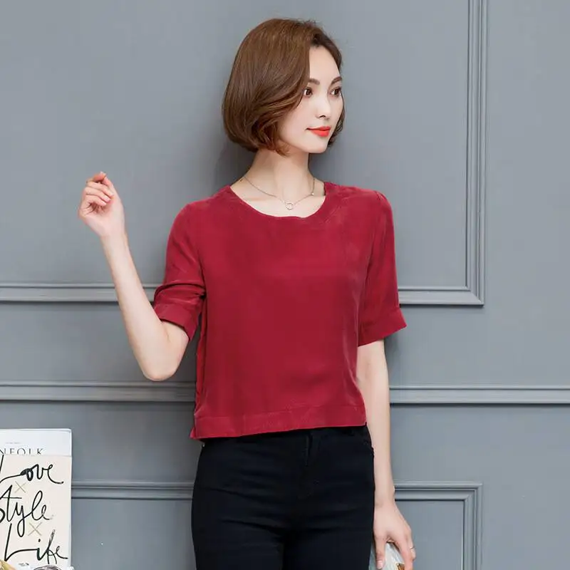 

T Shirt Women Clothes 2020 FashionTee Top Fashion Cotton Ladies red Tee Shirt