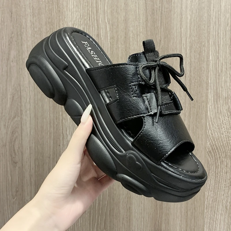 

Fashion Women's Flip Flops 2021 Platform Women Slippers All-match Comfortable Female Shoes Open Toe Sandals Zapatillas Mujer