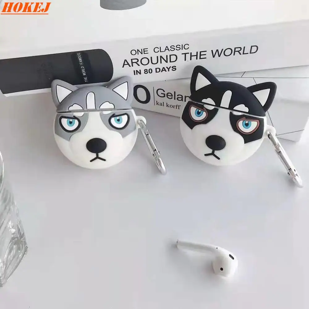 HOKEJ для Apple Airpods мультфильм мягкий силиконовый чехол зарядки Air Pods Чехол