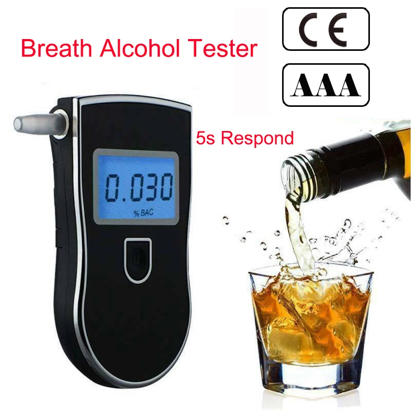 Alkoholtester Алкотестер детектор AT818 портативный профессиональный Алкотестеры