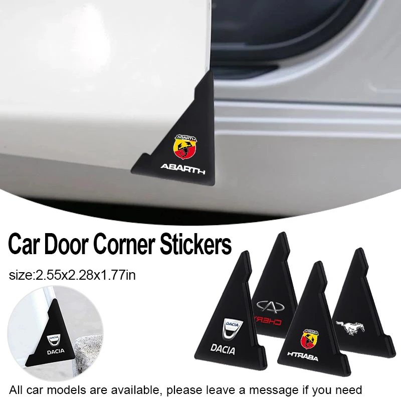

2pcs Car Door Corner Anti-collision Protection Sticker for TT Q2 Q3 Q5 Q8 a3 a4 a5 R8 B5 B8 C5 8p s4 s5 RS4 RS5 Auto Accessories