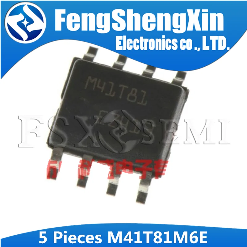 5 шт. M41T81M6E SOP8 M41T81M6F SOP M41T81 SOP-8 M41T81 последовательный доступ в режиме реального времени с будильником IC SOP-8