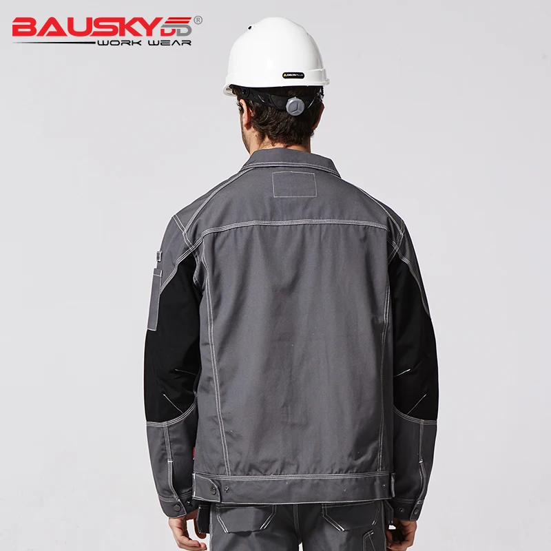 Bauskydd B212 мужские Спецодежды Куртка Мульти Карманы с длинными рукавами Рабочая