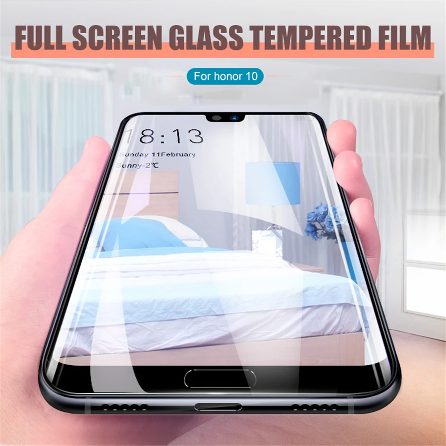 3D закаленное стекло на huawei honor view 20 10 V20 V10 Защита экрана для honor 10 9 8 Lite V9 V8 полная крышка защитная пленка