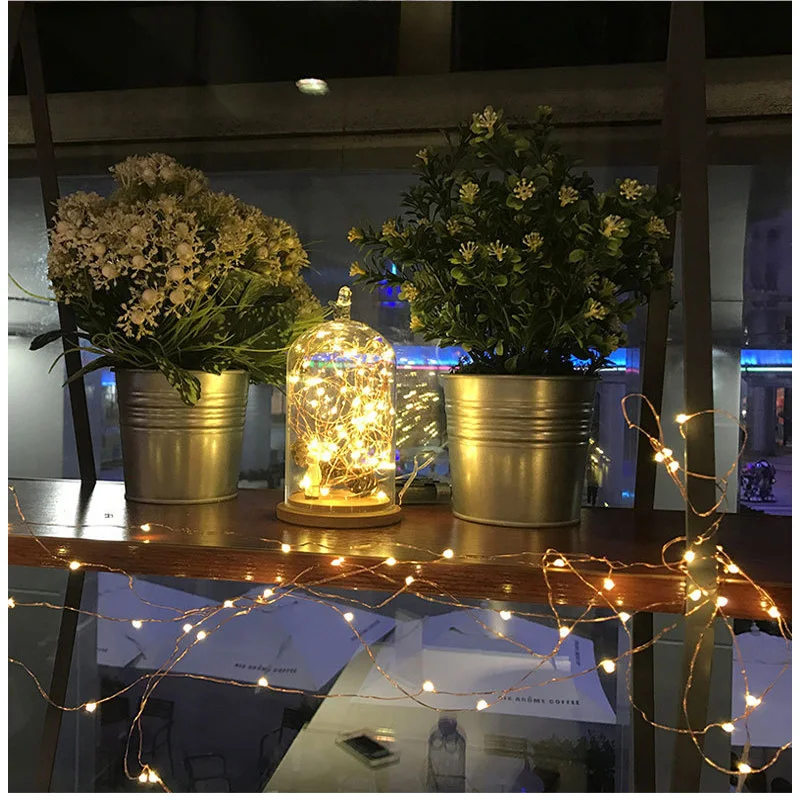 Гирлянда светодиодная с дистанционным управлением 8 режимов без батареек |