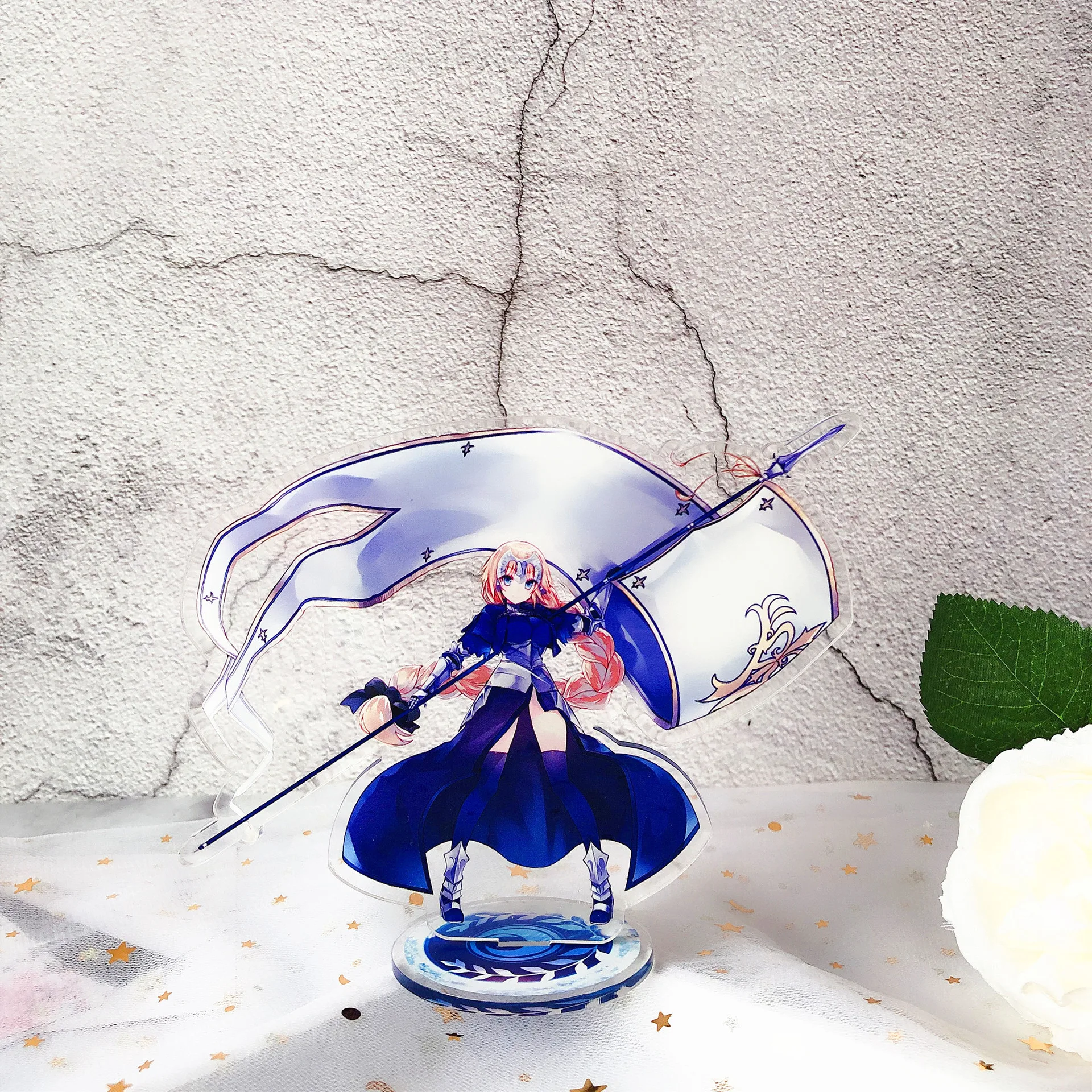 nime Fate/Grand Order FGO Jeanne dɺrc Saber Lily Acrylic Stand Figure Desktop Decoration Collection Model Toy Cosplay Doll | Игрушки и