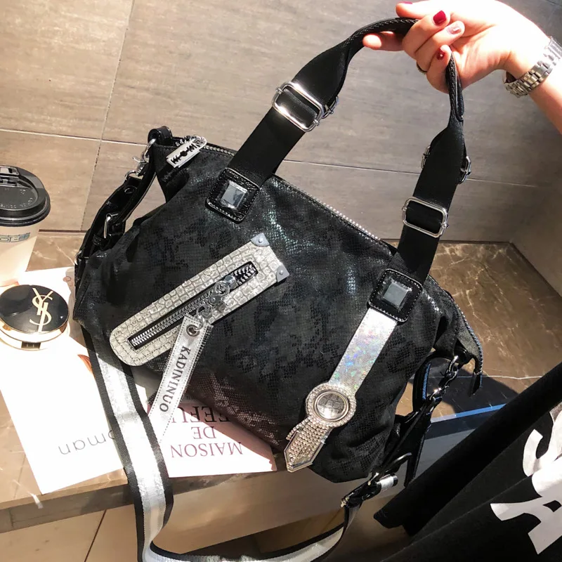 

Sac A Main Luxury Rhinestone Designer Handbags Brand 2020 Fashion Diamond Top-handle crossbody Bags For Women Rivet Shoulder Bag