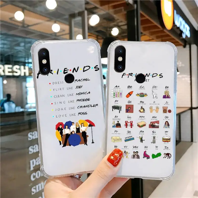 

Friends TV Central Coffee Phone Case Transparent for Xiaomi cc max mix note 3 2 6 8 5 10 11 9 10 play x s se lite pro