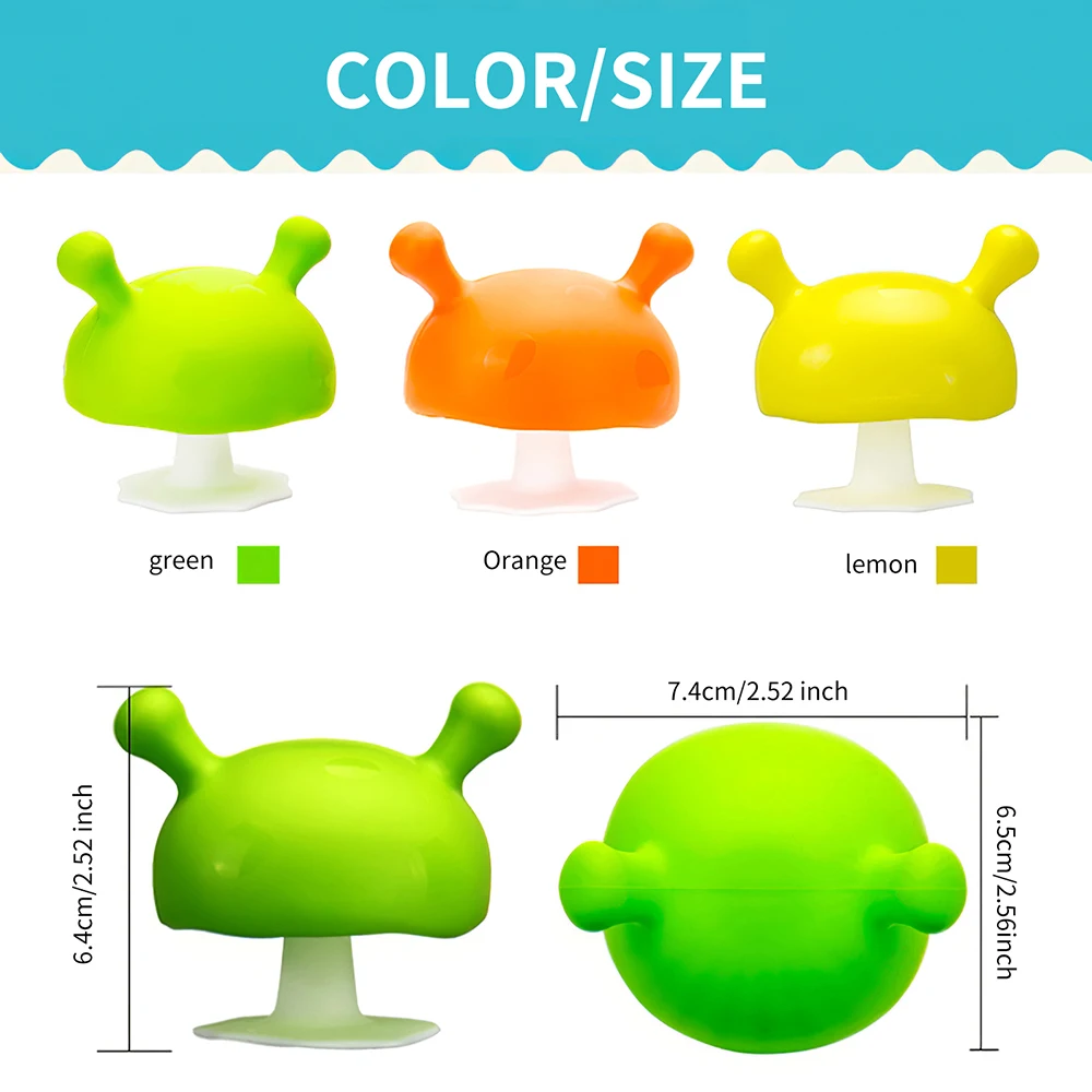 

New Baby Soothing Teeth Toys Boys And Girls Molar Toys Silicone Baby Teeth Toys Mushrooms Soothing Teeth Training Teeth Baby Gum