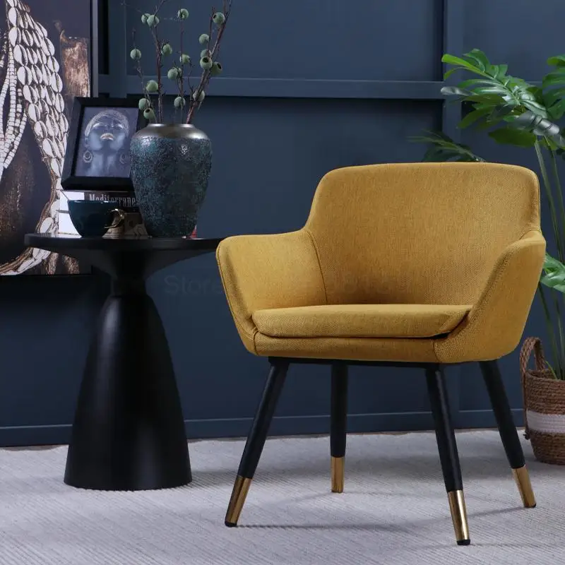 Роскошный Одноместный стул Nordic светильник простые продажи для регистрации