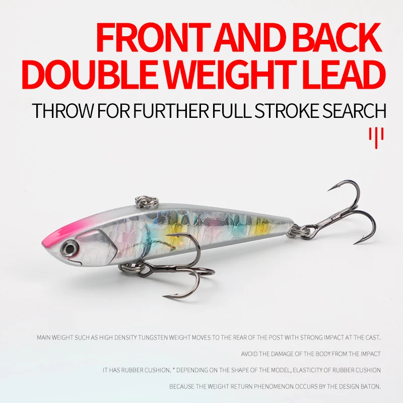 Мини-воблер 75S с погружной вибрацией 75 мм 15 5 г жесткий пластик приманка для окуня