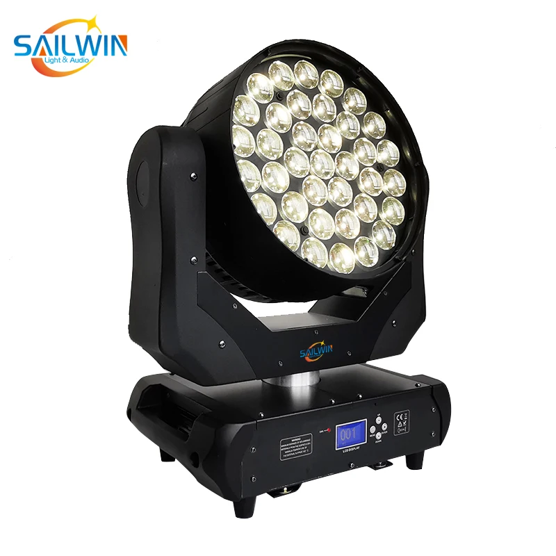 

Aura High Power Lyre 37X15W RGBW 4in1 DMX512 Zoom LED Moving Head Wash Light Disco Moving Head Lighting For DJ Party Event