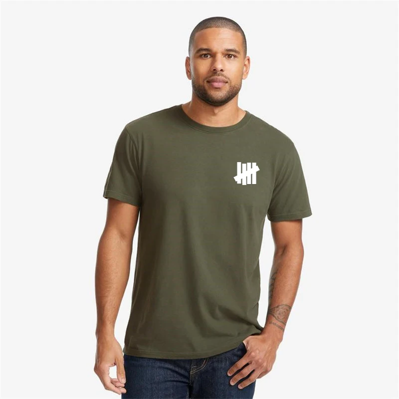 

2021 Summermen's T Shirt Casual T Shirt Men's O Collar High Collar Printed T Shirt Basketball Sports Short Sleeves Fashion Brand