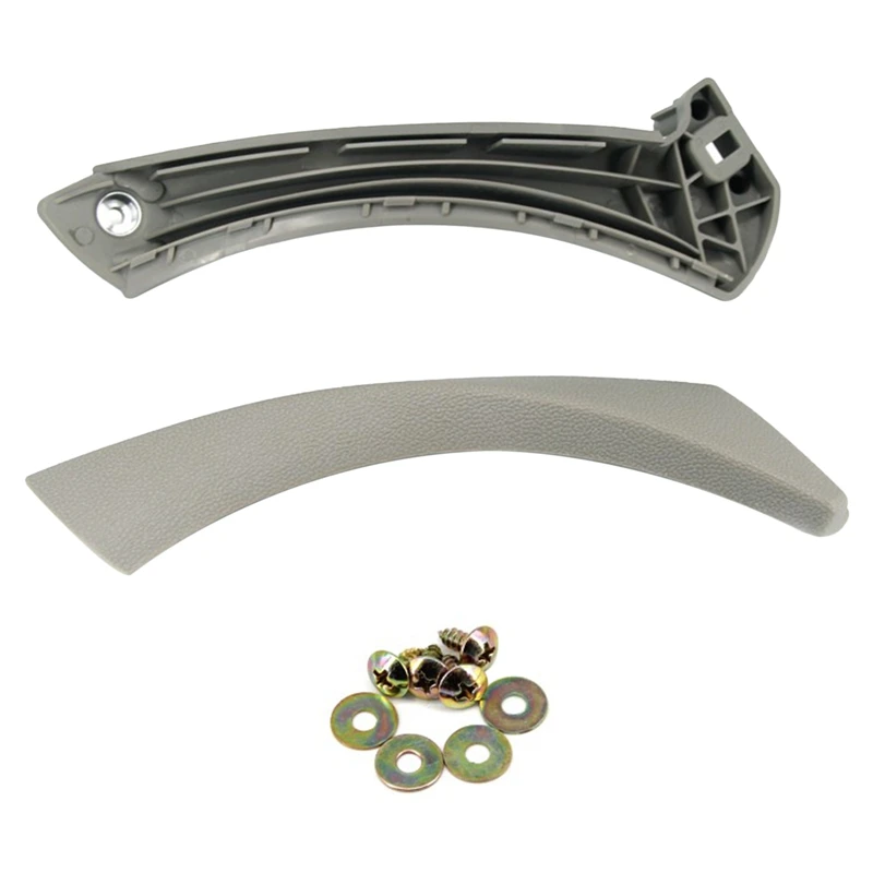 Автомобильная серая внутренняя дверная ручка панель Натяжная Замена для BMW 3