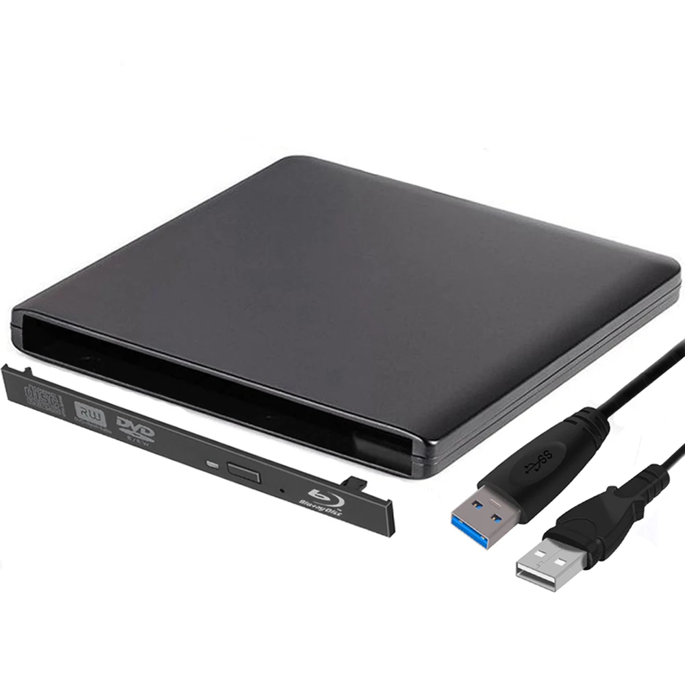 12 7 мм USB 3 0 SATA Оптический привод чехол Комплект Внешний Мобильный корпус Blu-Ray