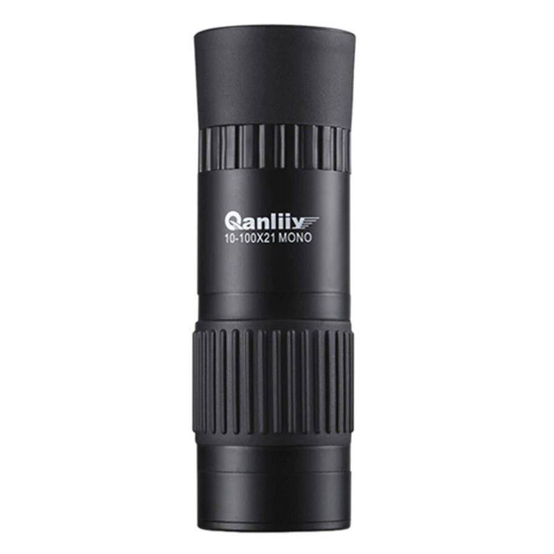 Qanliiy 10-100X полностью оптический Карманный зум Hd монокулярный телескоп Tc04 бинокль с