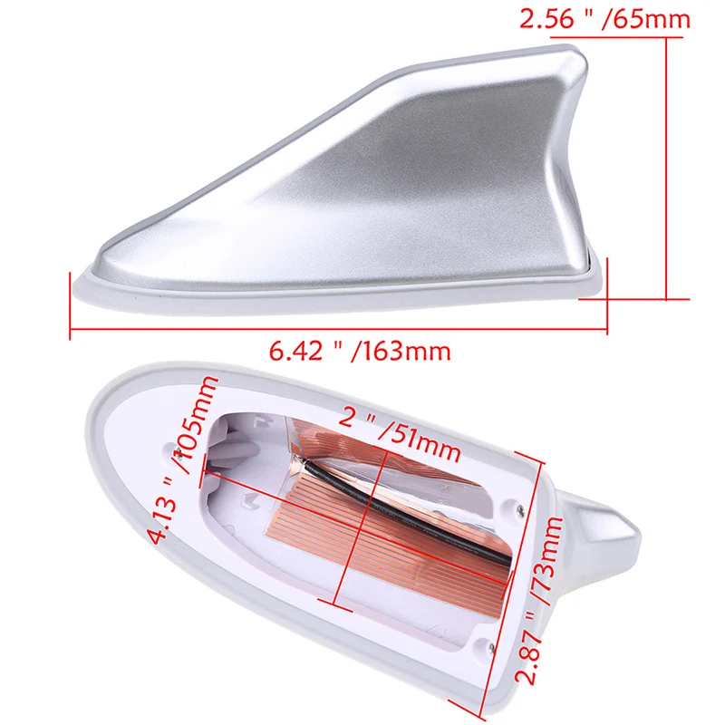 POSSBAY Универсальный FM усилитель сигнала автомобиля радио антенна &quotАкулий