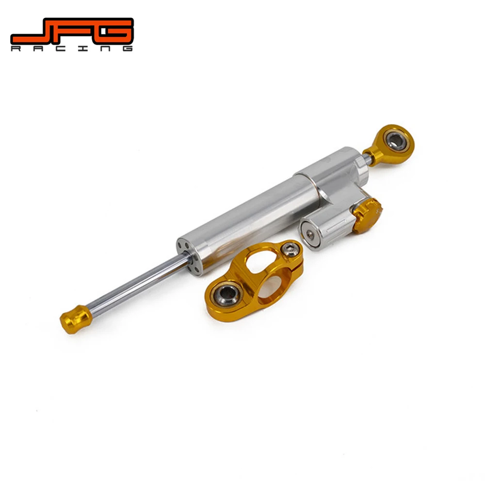 

Motorcycle CNC Universal Aluminum Damper Steering Stabilize Safety Control For YAMAHA MT07 MT09 YZF R1 R6 FZ1 Ninja 250 Z1000