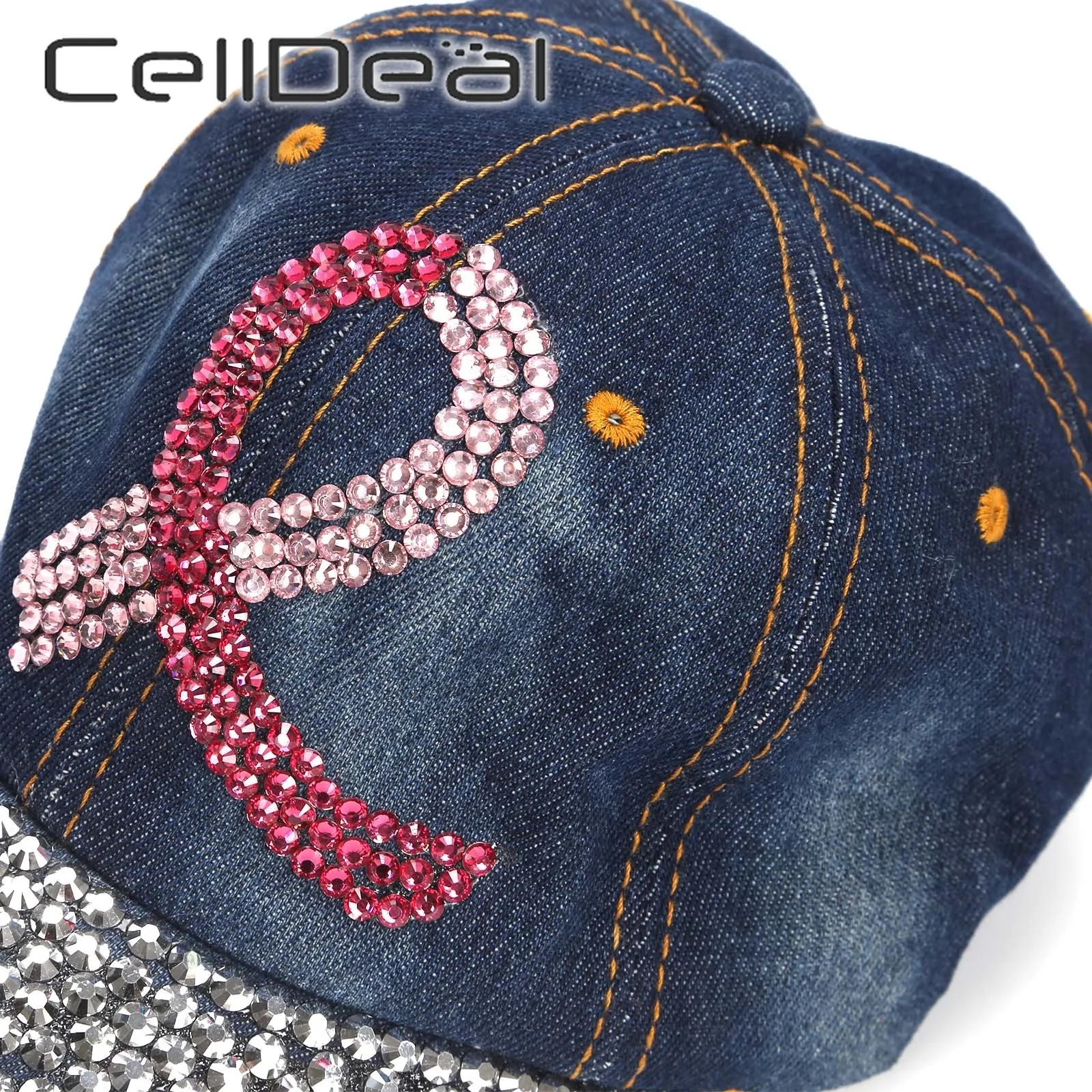 Кепка Бейсболка унисекс теннисная розового цвета для информирования о раке