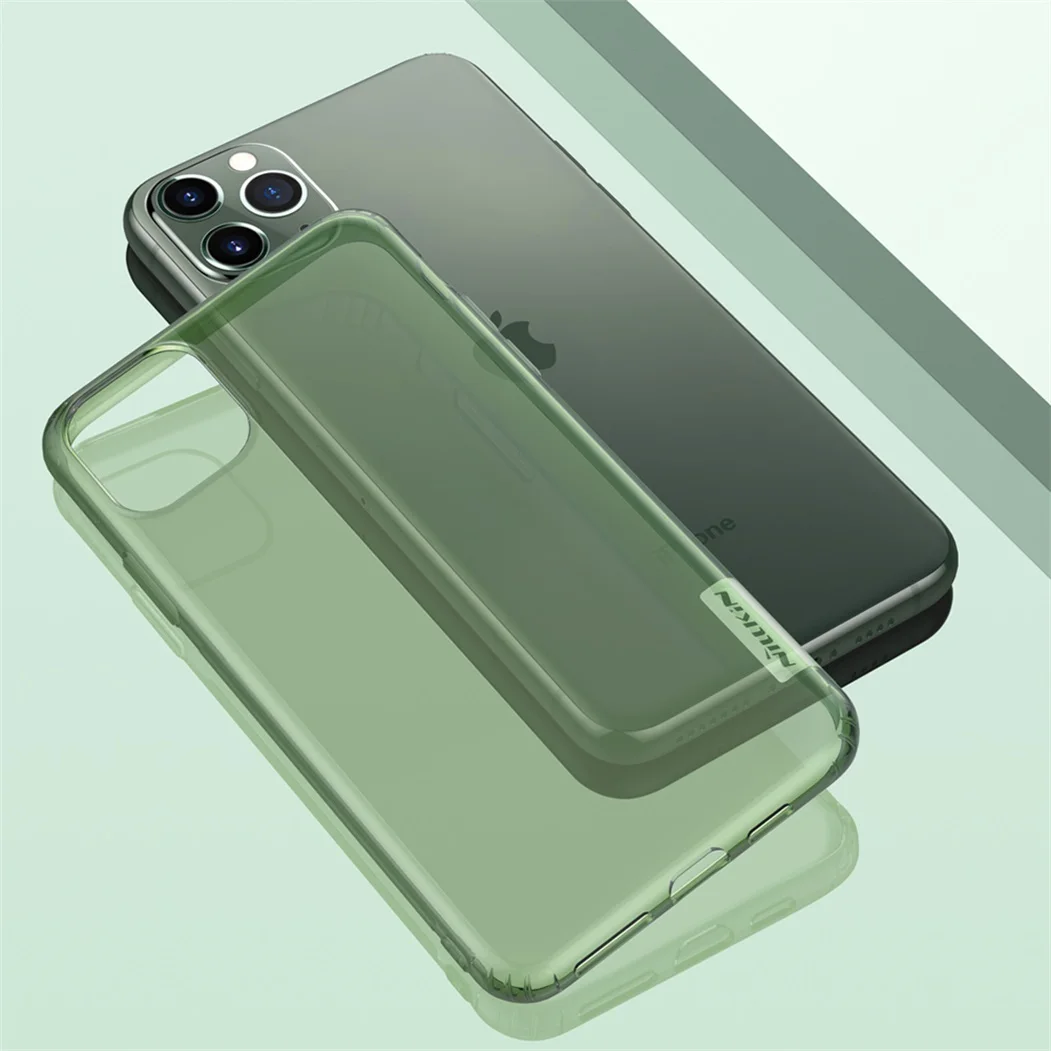 Чехол Nillkin для iPhone 11 Pro Max(5,8/6,1/6,5), Натуральный прозрачный мягкий кремний, TPU задняя крышка для iPhone11 Pro