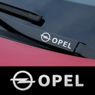 Металлические наклейки на автомобильные стеклоочистители, Эмблема для Opel Astra H G J Insignia Mokka Zafira Corsa Vectra C D, аксессуары для стайлинга автомобиля