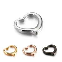 4 colors stainless steel love heart charms pendant bracelet necklace jewelry making charms gift 2323mm