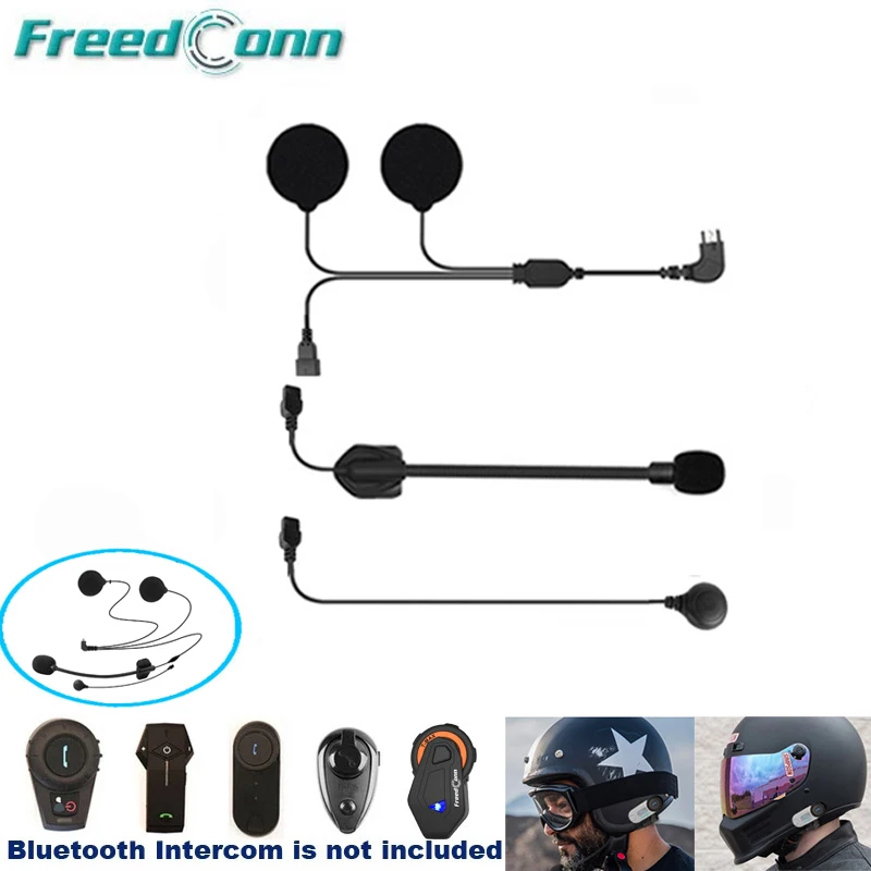 Freedconn микрофон для TCOM SC OS VB T-MAX T-REX Bluetooth мотоциклетная гарнитура комплект