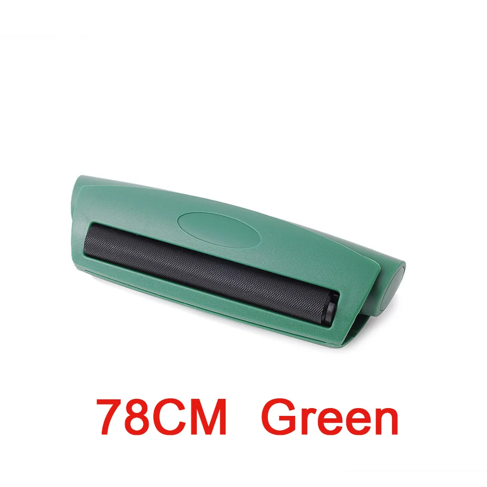 78 mm green Kingsize Руководство DIY руки легко сигареты сделать конус прокатки машина специальный красный шарнир ролик сигареты курить табака наполнение - Цвет: 78 mm green