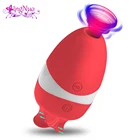 Всасывающий Вибратор Интимные Игрушки для женщин, мощный Стимулятор клитора, присоска для сосков, оральный язык, товары для лизания киски для взрослых