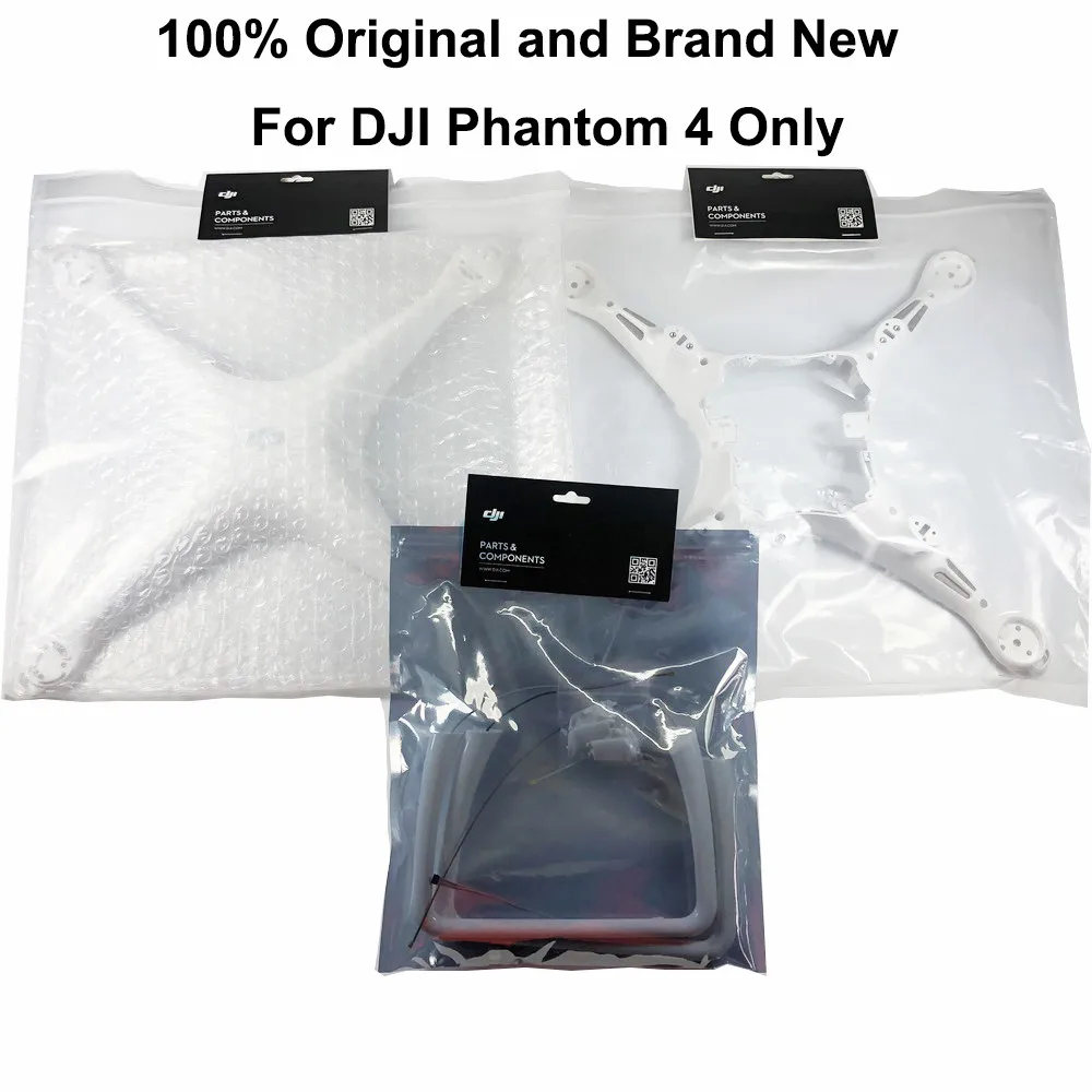 Оригинальный Корпус Корпуса DJI Phantom 4 верхняя средняя крышка шасси с компасом для
