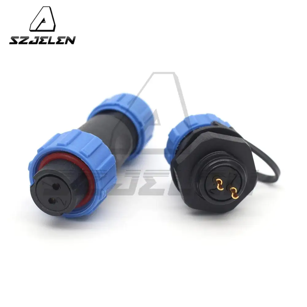 SP13 2 pin Waterproof Connector LED Power Wire Connectors Automotive Female Plug &amp Male Socket | Обустройство дома