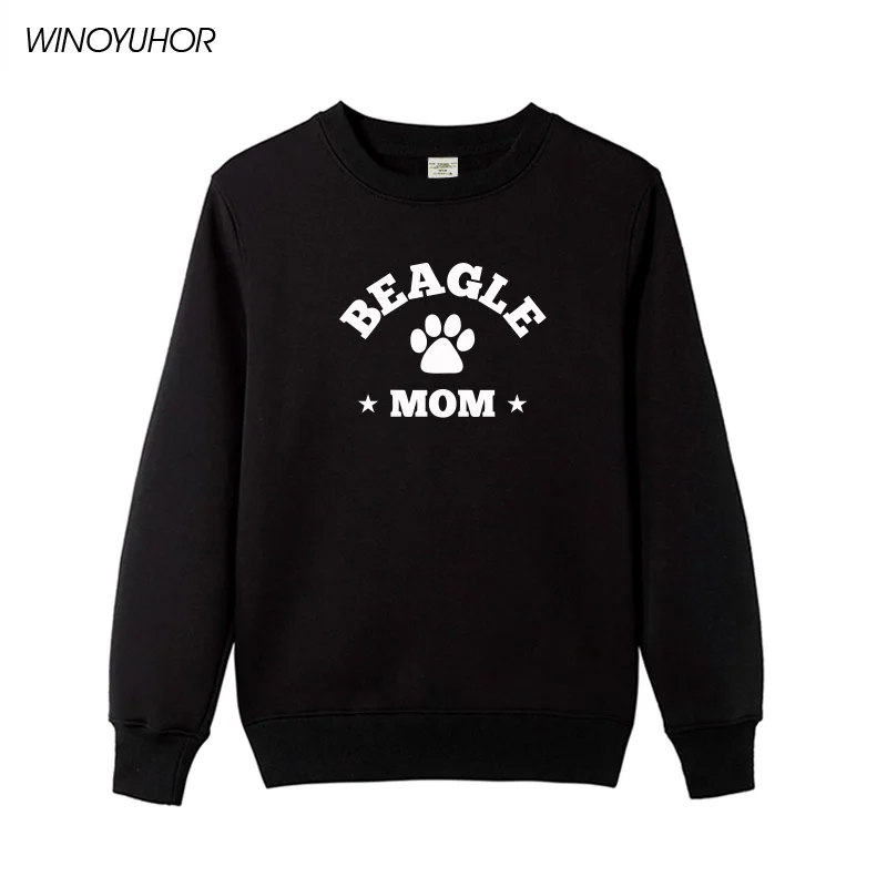 

Милые забавные толстовки, женские пуловеры с длинным рукавом и принтом в виде любящих животных, Бигль, собака, свитшоты для девушек, одежда